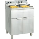 Casselin - Friteuse électrique sur pieds  2 x 10 litres haut rendement