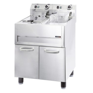 Casselin - Friteuse électrique sur pieds 2 x 13 litres