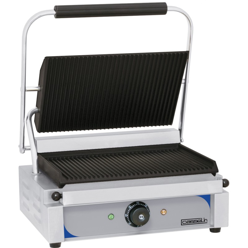 Casselin - Grill Panini plaques Rainurée - Rainurée