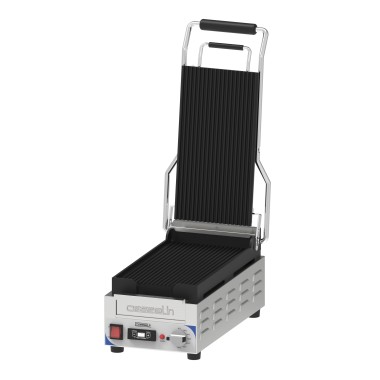Casselin - Grill Panini compact Premium Rainurée - Rainurée avec minuteur