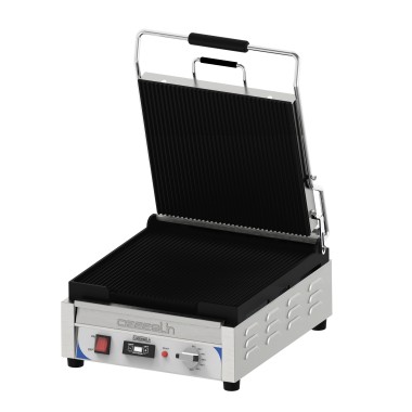 Casselin - Grill Panini XL Premium Rainurée - Rainurée avec minuteur