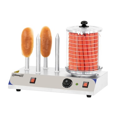 Casselin - Appareil à hot-dog électrique 4 plots