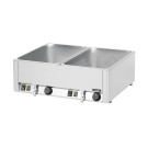 Casselin - Double bain-marie GN 1/1 avec 2 robinets de vidange