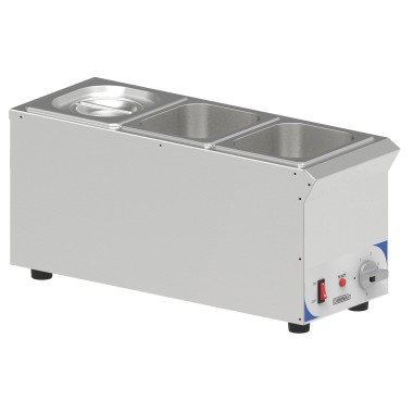 Casselin - Bain-marie à sauce 3 x GN 1/6 compact