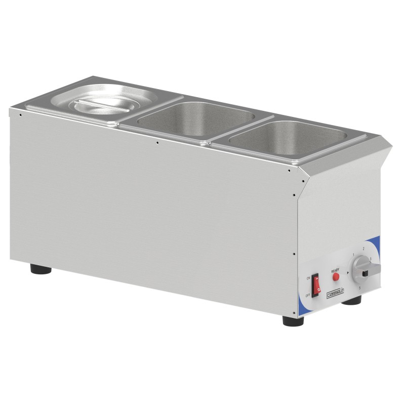 Casselin - Bain-marie à sauce 3 x GN 1/6 compact