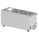 Casselin - Bain-marie à sauce 3 x GN 1/6 compact