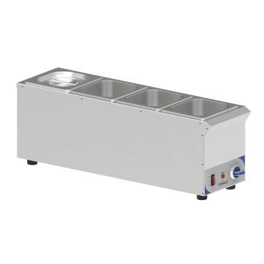 Casselin - Bain-marie à sauce 4 x GN 1/6 compact