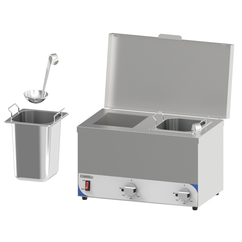 Casselin - Bain-marie à sauce compact 2 cuves