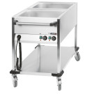 Casselin - Chariot bain-marie à eau 2 x GN 1/1