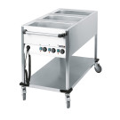 Casselin - Chariot bain-marie à eau 3 x GN 1/1