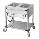 Casselin - Chariot bain-marie à eau 2 x GN 1/1