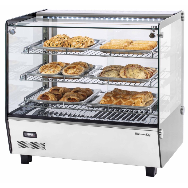 Casselin - Vitrine chauffante encastrée 120L