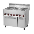 Casselin - Fourneau électrique 5 feux avec four électrique ventilé GN 1/1 99