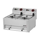 Casselin - Friteuse électrique avec vanne de vidange 2x8 litres 66