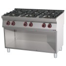 Casselin - Fourneau gaz 6 feux avec soubassement HP 120