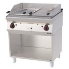 Casselin - Grill pierre de lave double avec soubassement 80