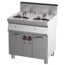 Casselin - Friteuse gaz avec soubassement 2x15 litres 80