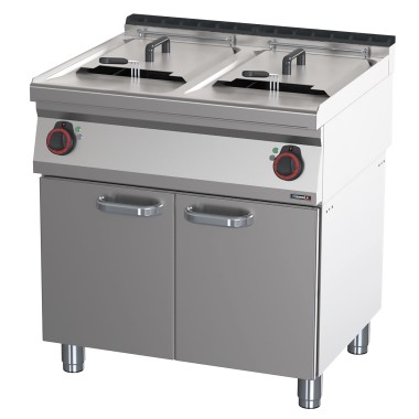 Casselin - Friteuse électrique avec soubassement 2x17 litres 80