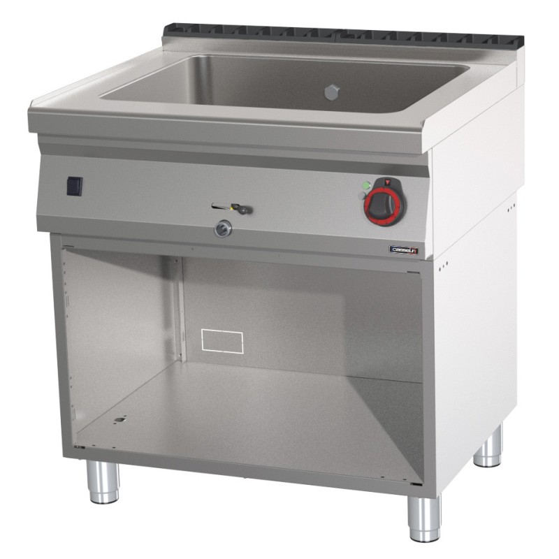Casselin - Bain-marie GN 2/1 200 mm avec vanne de vidange et soubassement 80