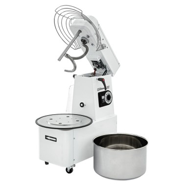 Casselin - Pétrin à spirale tête relevable et cuve amovible 35Kg