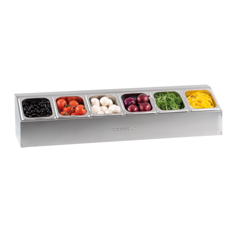Casselin - Support pour 6 bacs GN 1/6 - simple