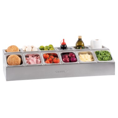 Casselin - Support pour 12 bacs GN 1/6 - 2 rangs