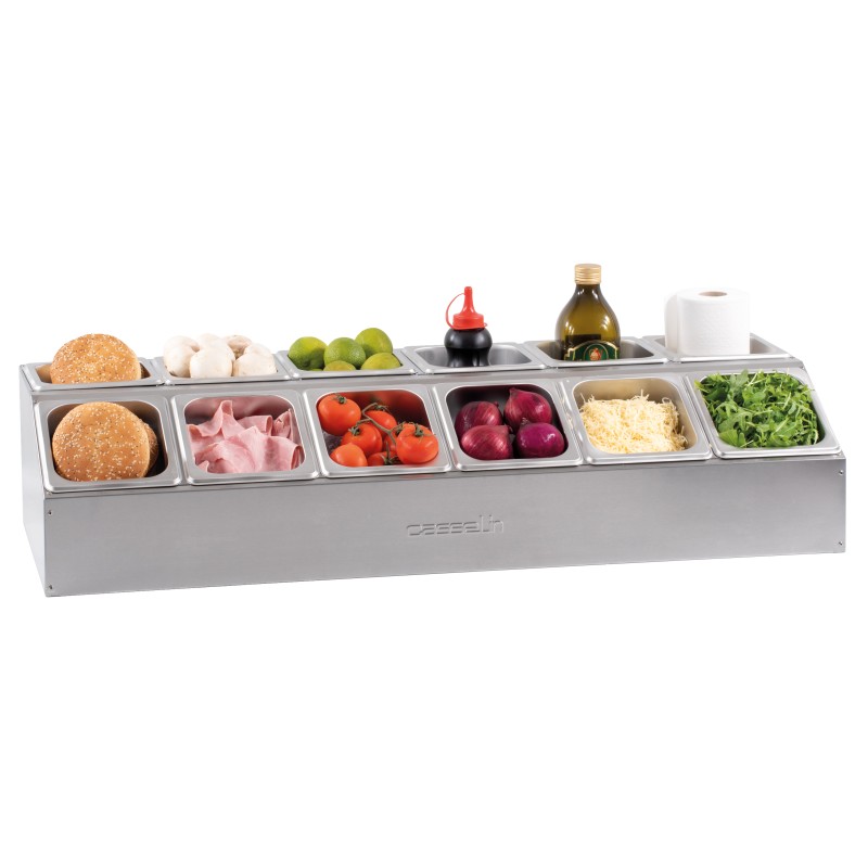 Casselin - Support pour 12 bacs GN 1/6 - 2 rangs