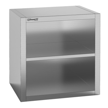 Casselin - Armoire murale inox ouverte 800 mm