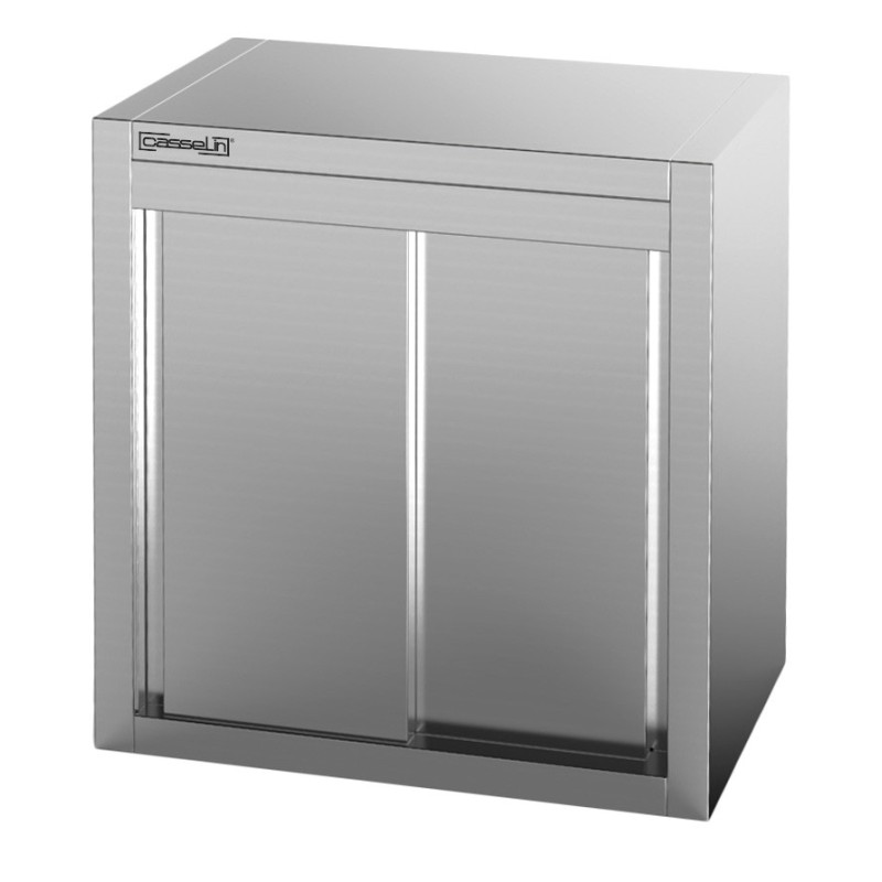 Casselin - Armoire murale inox avec portes coulissantes 800 mm