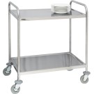 Casselin - Chariot en inox 2 plateaux