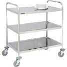 Casselin - Chariot en inox 3 plateaux