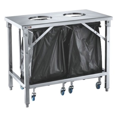 Casselin - Table de tri 2 trous vide-dechets