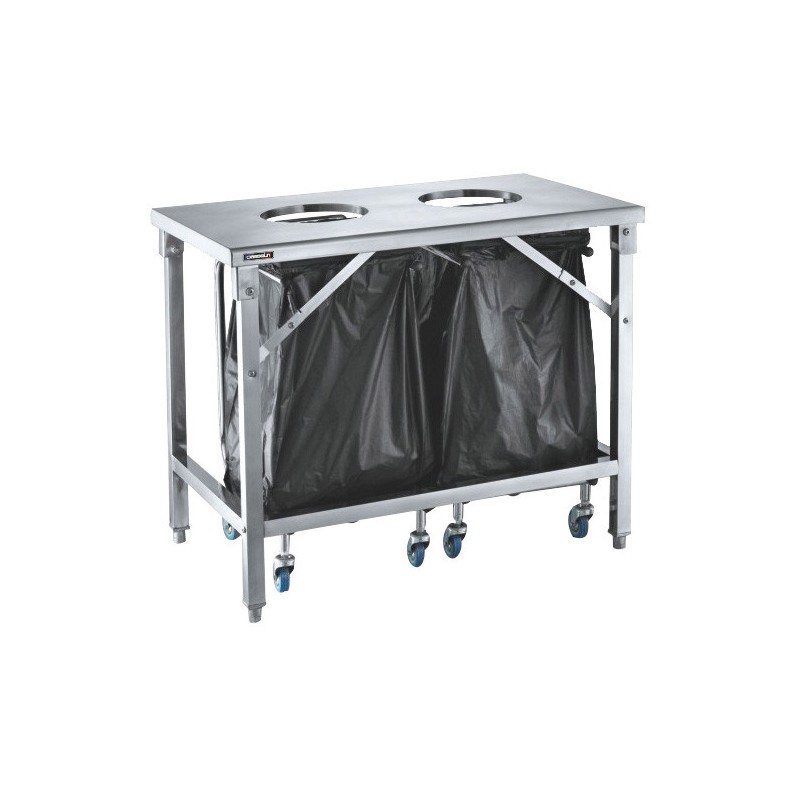Casselin - Table de tri 2 trous vide-dechets