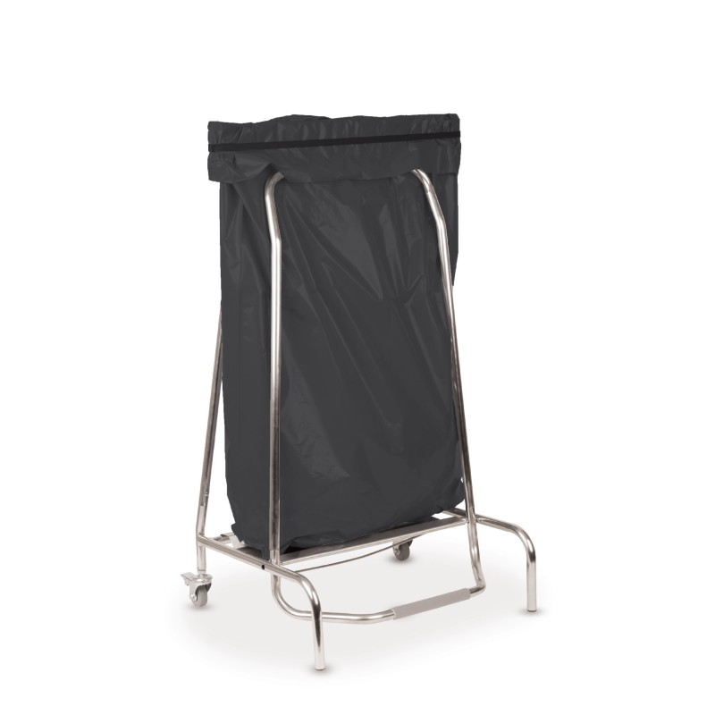Casselin - Porte sac poubelle inox 110L
