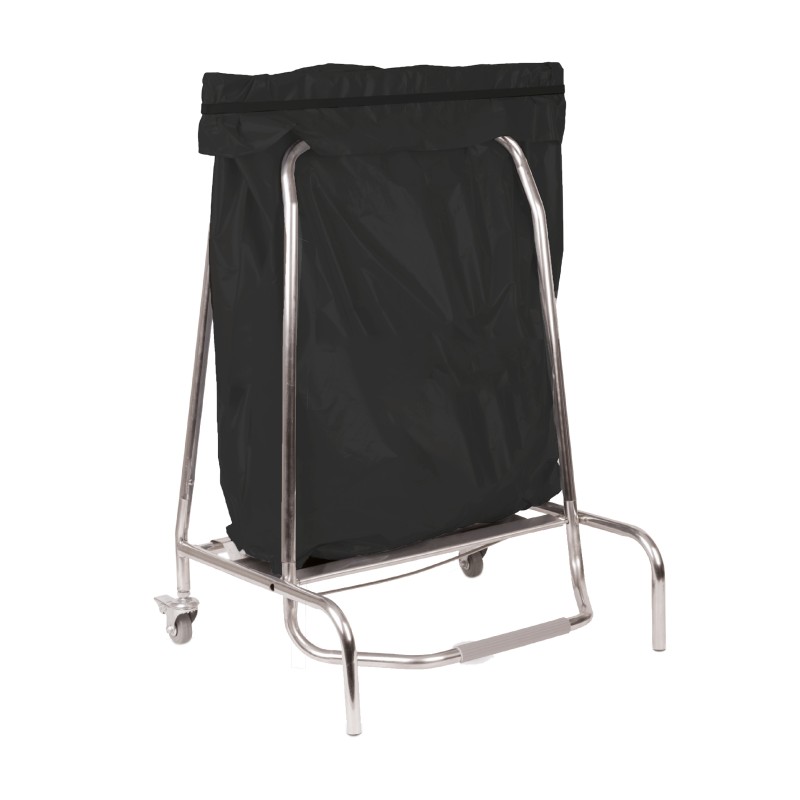 Casselin - Porte sac poubelle inox 80L
