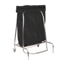 Casselin - Porte sac poubelle inox 80L