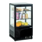 Casselin - Mini vitrine réfrigérée positive 58L Noire