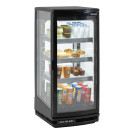 Casselin - Mini vitrine réfrigérée 93 L Noire