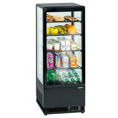 Casselin - Vitrine réfrigérée positive 98L Noire