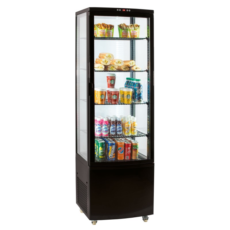 Casselin - Vitrine réfrigérée positive 235L Noire