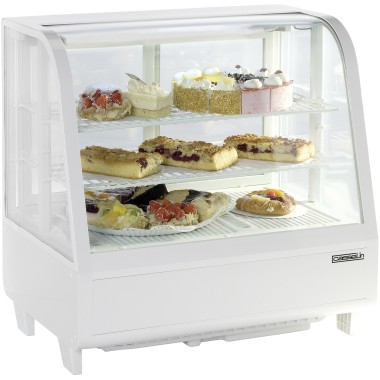 Casselin - Vitrine réfrigérée à poser 100L Blanche