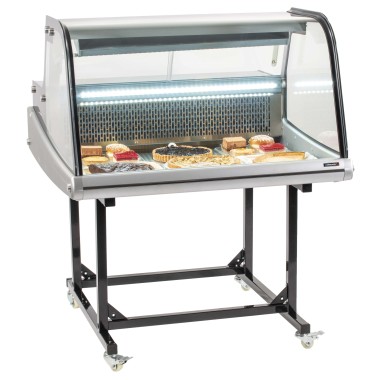 Casselin - Vitrine réfrigérée de marché 175L sur chariot