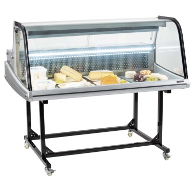 Casselin - Vitrine réfrigérée de marché 256L sur chariot