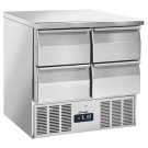 Casselin - Saladette 4 tiroirs GN 1/1