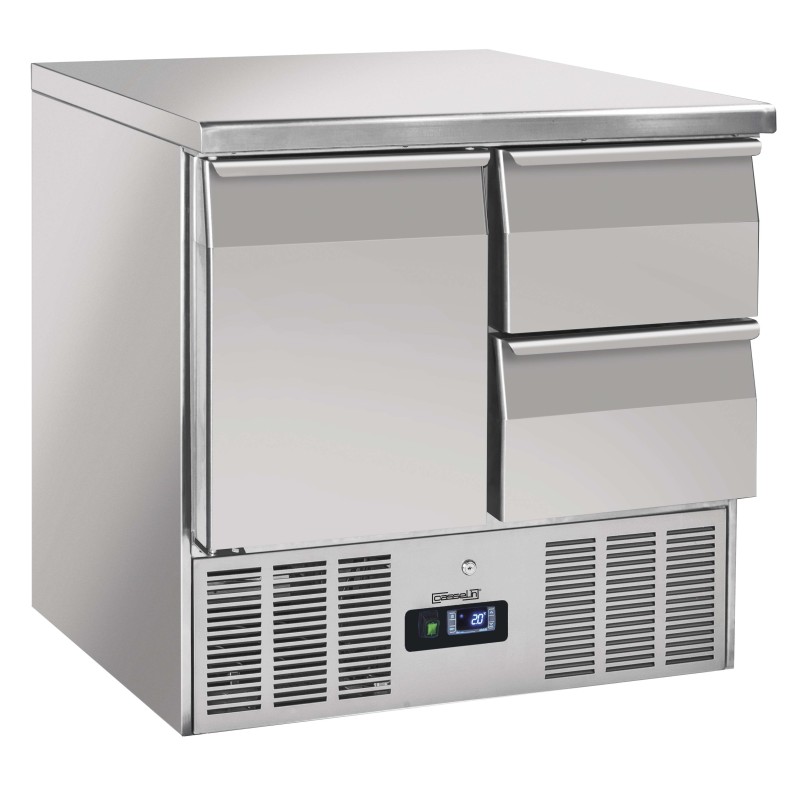Casselin - Saladette 2 tiroirs 1 porte GN 1/1