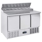 Casselin - Saladette 3 portes  8 x GN 1/6