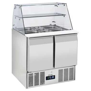Casselin - Saladette vitrine 2 portes GN 1/1