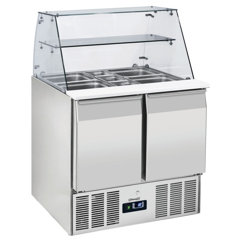 Casselin - Saladette vitrine 2 portes GN 1/1