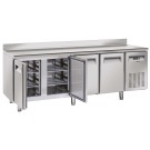Casselin - Table réfrigérée avec dosseret 4 portes