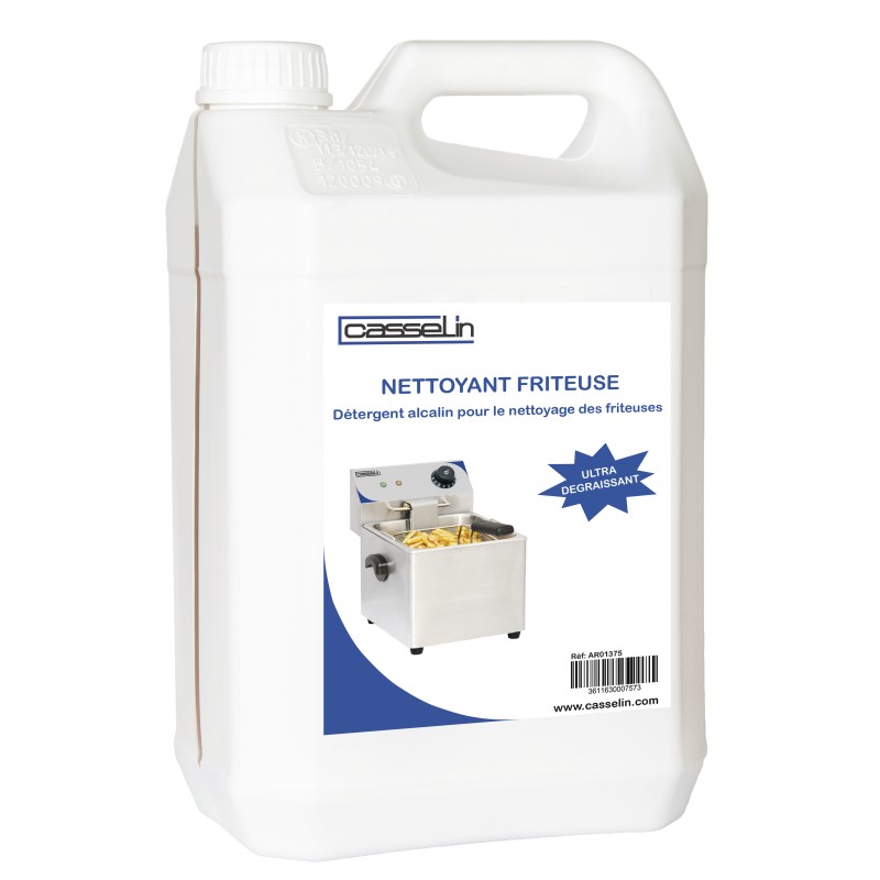 Casselin - Lot de 4 - Nettoyant friteuse 5 L